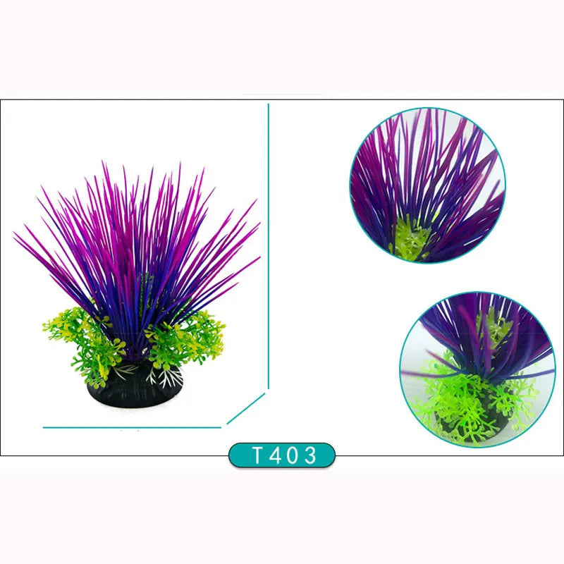 Fish Tank Grass Decoration Artificial Aquarium Decor Plants Water Weeds Ornament Aquatic Plant  Accessories ﻿