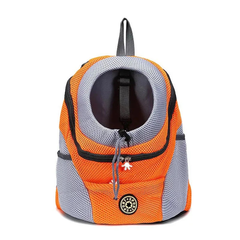 Breathable Dog Carrier Backpack – Travel Pet Bag for Small to Medium Dogs and Cats