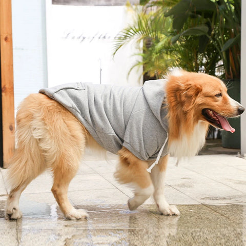 Winter Pet Clothes Dog Warm Hoodies Thermal Big Dog Coat Puppy Clothing For Small Medium Dogs Puppy Vest Jacket With Pockets