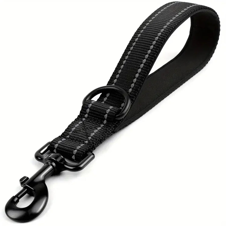 Taglory Short Dog Leash with Traffic Padded Handle | Heavy Duty Nylon Lead for Training & Control | Reflective Threads Pet Leash
