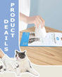 Cleaning Wipes Gloves for Dog/Cat | Deodorizing Bath Wipes | Grooming Glove for Paws, Face, Ears, and Body | Daily Pet Care Supplies
