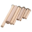Parrot Perch Stand | Wood Hanging Rack Toy for Bird Cage