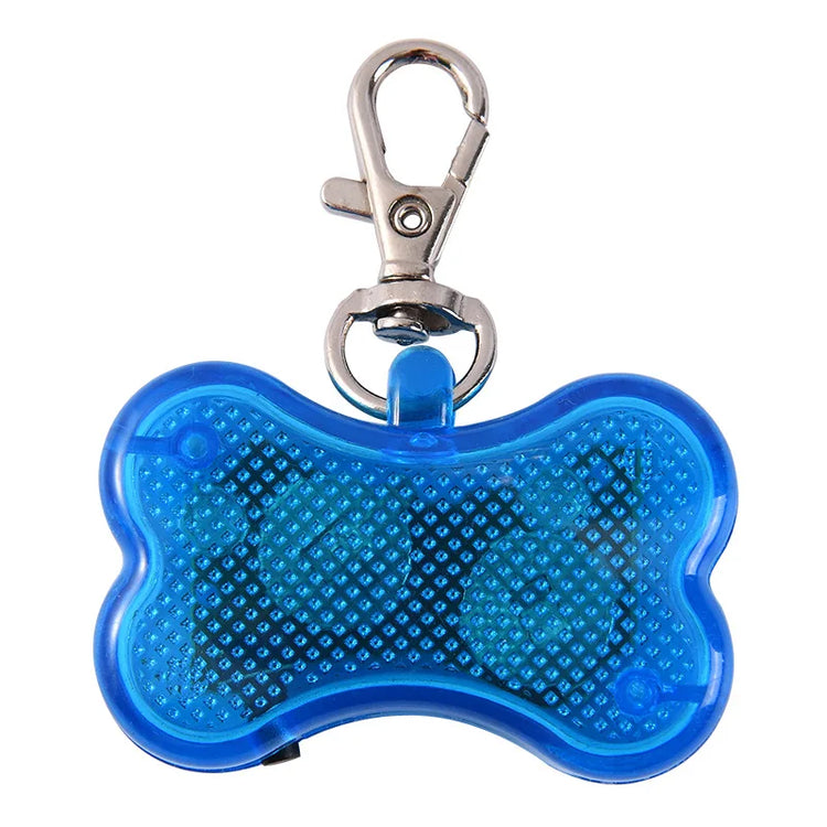 LED Luminous Dog Tag Pendant – Glow in the Dark Safety Collar Accessory for Dogs and Cats