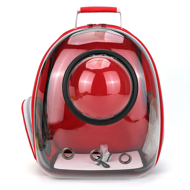 Cat Carrier Bag | Outdoor Pet Shoulder Bag | Carriers Backpack | Breathable Portable Travel Transparent Bag | For Small Dogs Cats