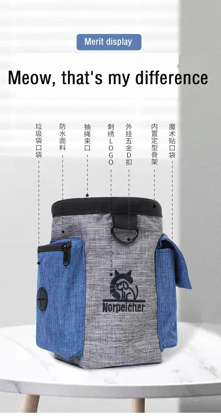 Dog Training Treat Bag – Multi-Functional Waist Pack for Outdoor Training