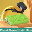 Bird Cage Heated Perch Platform – Snuggle-Up Parrot Warmer with Anti-Bite Cord | Automatic Bird Heater for Budgies & Small Cage Birds