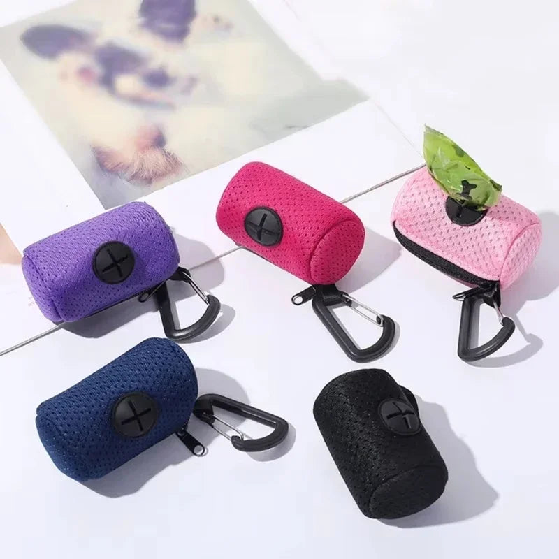 Portable Dog Poop Bag Dispenser – Stylish Pet Waste Bag Holder for Clean Walks