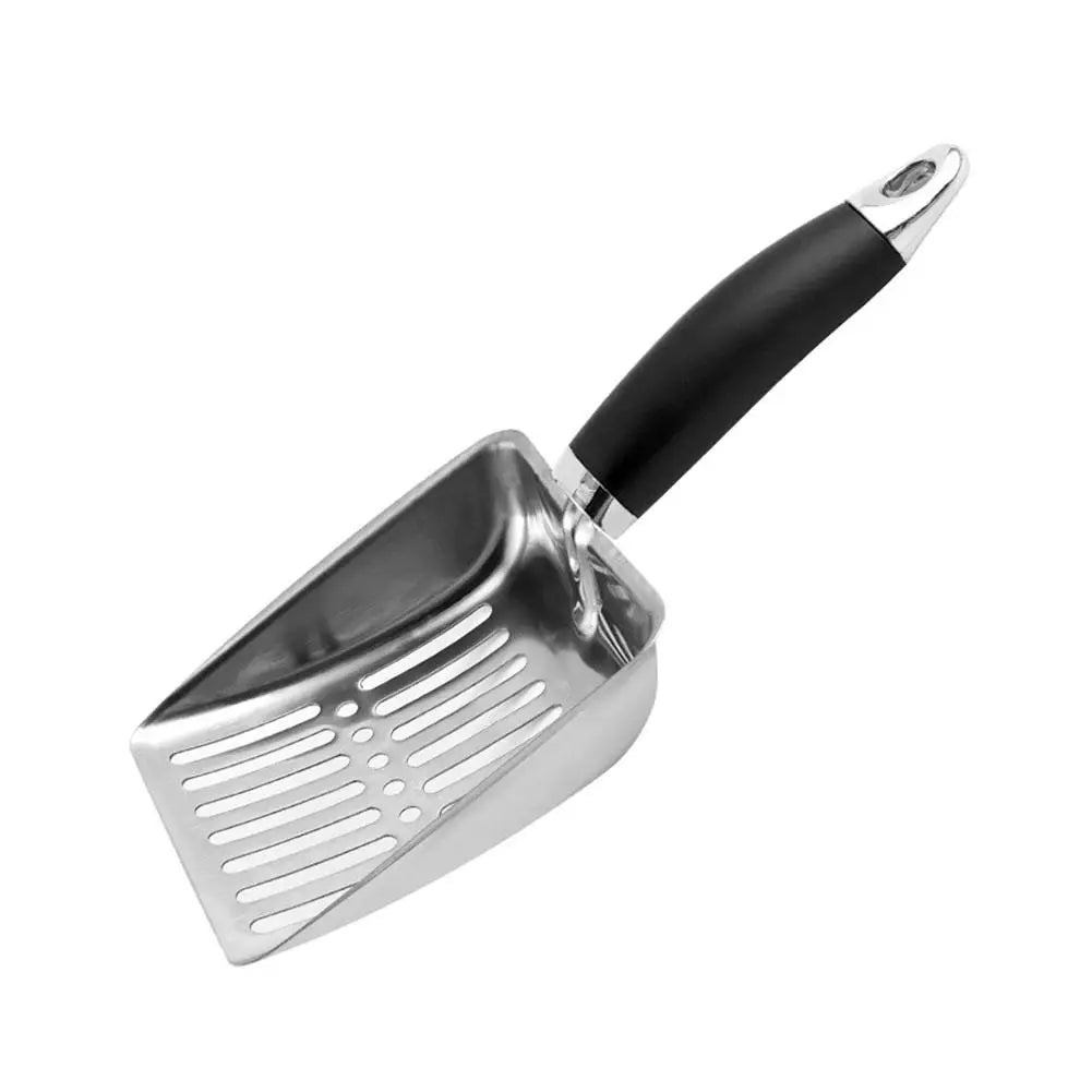Cat Sand Cleaning — for Dog & Cat | Clean Feces Supplies | Cat Litter Shovel | Pet Cleaning Tool | Pet Products | Metal Long Handle Scoop