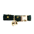 Cat Collar Bowknot | Adjustable Safety Personalized Pet Collar - Customized Name | Soft Corduroy with Bell