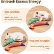 Cat Toy | Saury Fish Plush | Crinkle Sound | Catnip Kicker Toy | Interactive Teeth Grinding | Kitten Chew Toy | Pet Play Supply