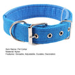Adjustable Nylon Pet Collar with Traction Ring – Durable and Comfortable Dog Neck Strap