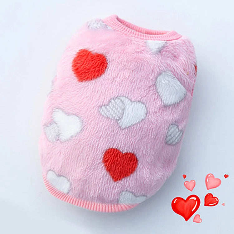 Warm Fleece Winter Clothes for Small Dogs & Cats | Soft Pet Jacket | For Chihuahua, Puppy & Kitten (XXS–XL)