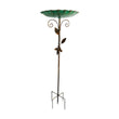 Bird Bath For Outdoor Decorative Birdbath For Garden Courtyard Decoration Bird Feeding And Water Bathing Basin With Base Stake