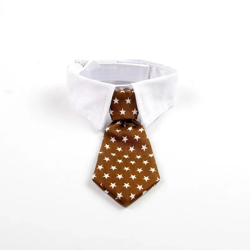Gift Pet Dog/Cat Formal Necktie | Tuxedo Bow Tie - Black and Red Collar for Dog/Cat | Pet Accessories for Wedding, Holiday, and Party