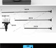 Adjustable Rotatable Aquarium Cleaning Brush – Freshwater & Saltwater Fish Tank Scrubber with Aluminum-Magnesium Handle