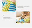 Plush Dog Toy Animals Shape Interactive Dog Chew Toys Corduroy Dog Toys for Small Large Dogs Puppy Pets Training Accessories