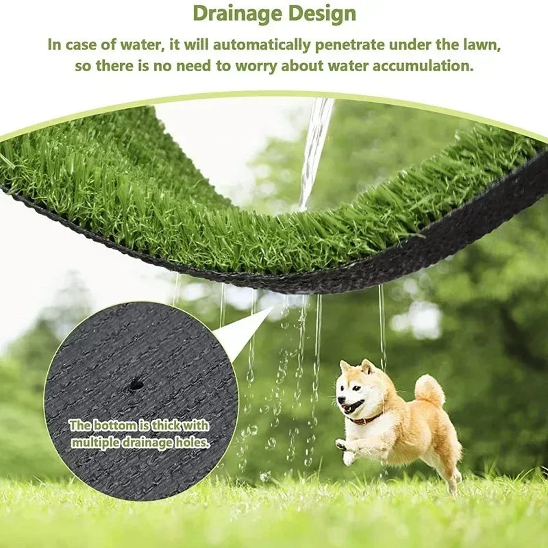 Artificial Grass Dog Pee Pad – Indoor & Outdoor Pet Training Lawn Mat