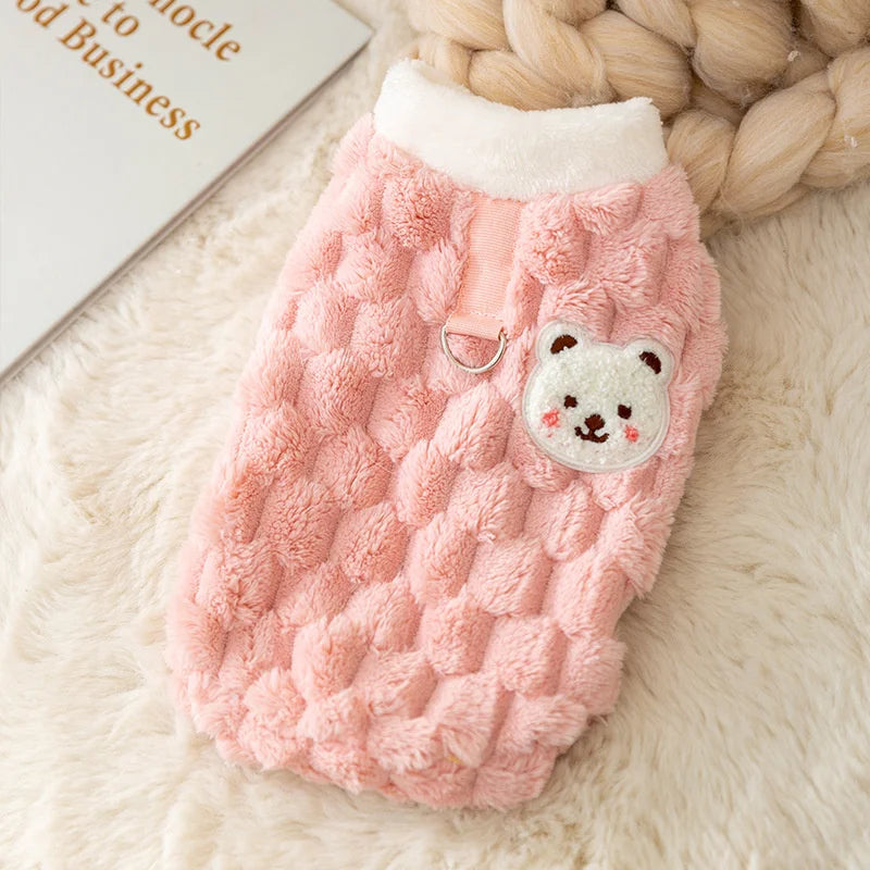Winter Warm Hairless Cat Clothes | Buckle Cardigan Sweater For Sphynx, Ragdoll, Siamese & Persian Cats