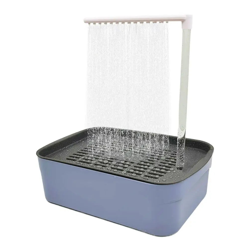 Parrot Automatic Bathtub | Bird Bath - Circulating Water Shower / Parrot Circulation Shower - Pet Bird Bathtub - Bird Cleaning Bath Tub