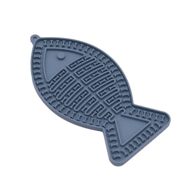 Silicone Pet Licking Mat for Cats/Dogs | Anti-Choking Slow Food Bowl | Bath Distraction Plate | Pet Supplies Cutlery