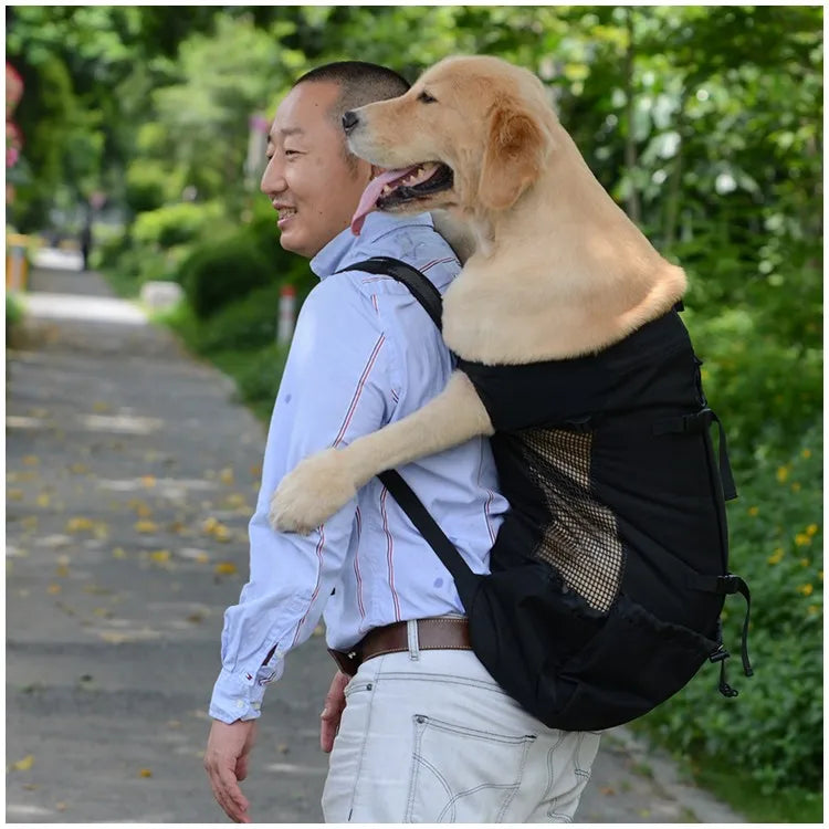 Breathable Outdoor Pet Carrier Backpack – Hiking & Travel Mesh Backpack for Dogs