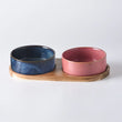 Cat Bowl | Cat Food Bowl | Ceramic Pet Food & Water Feeder | For Small & Medium-Sized Dogs | Spine Protection | Rollover Prevention