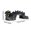 Fish Tank Artificial Bridge Resin Landscape Decoration Bridge Aquarium Equipment Accessories Ornament Cave Aquatic Pet Fish