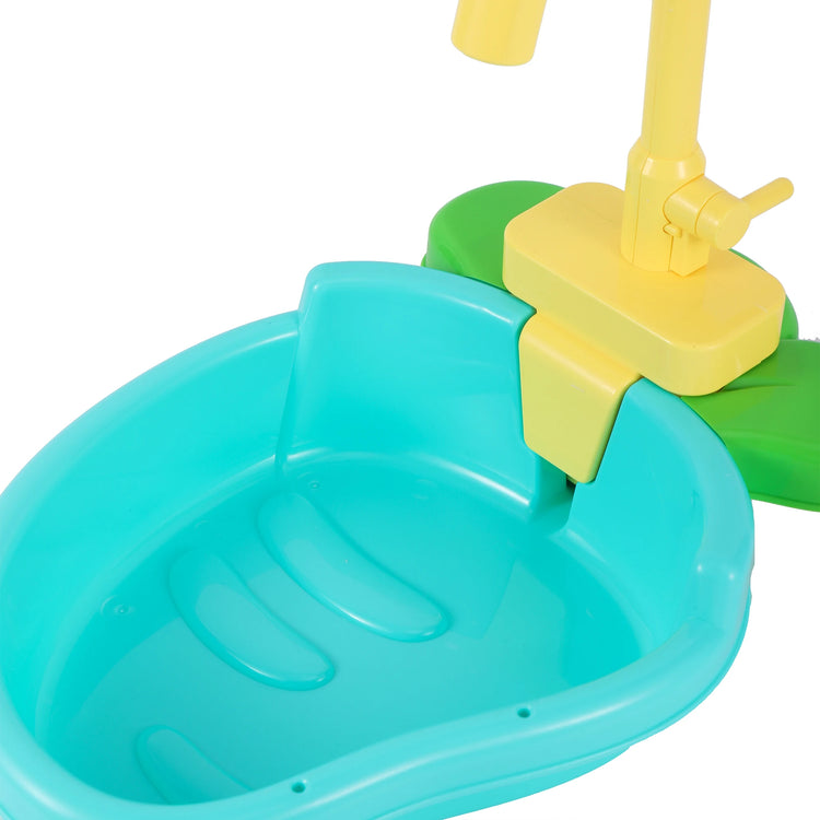 Parrot Bath Basin | Automatic Bird Bathtub with Faucet | Pet Bird Shower Bowl for Cage | Bird Toy for Parrots & Small Pets