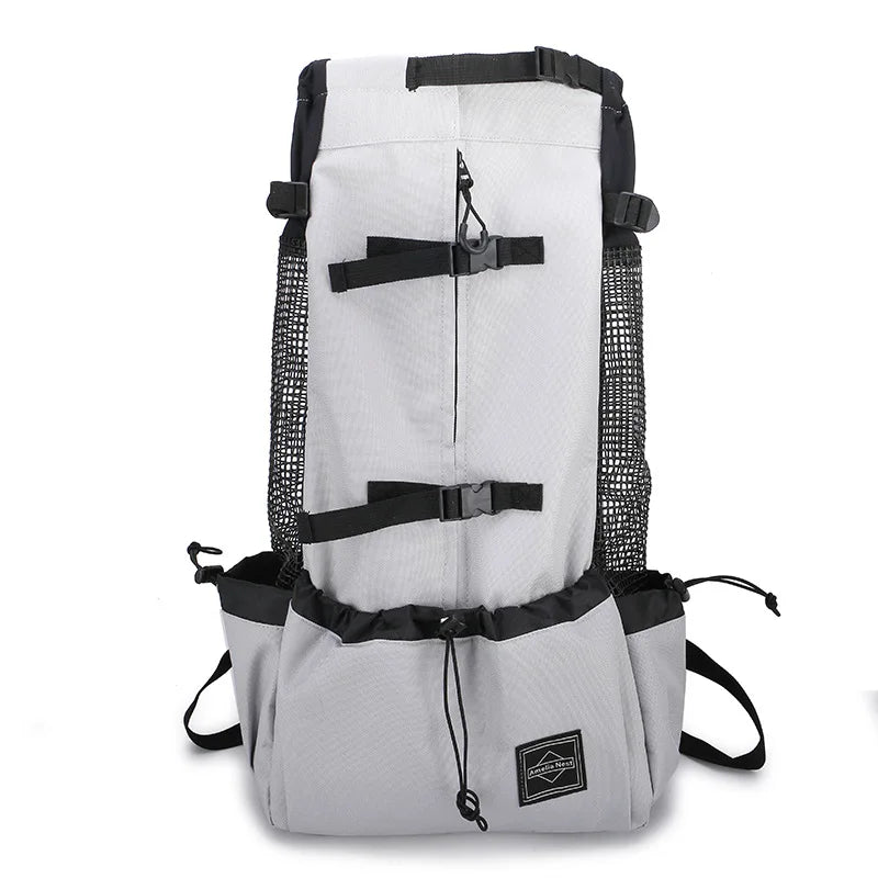 Strong Nylon Dog Carrier Backpack – Breathable Outdoor Travel Backpack for Small & Medium Dogs