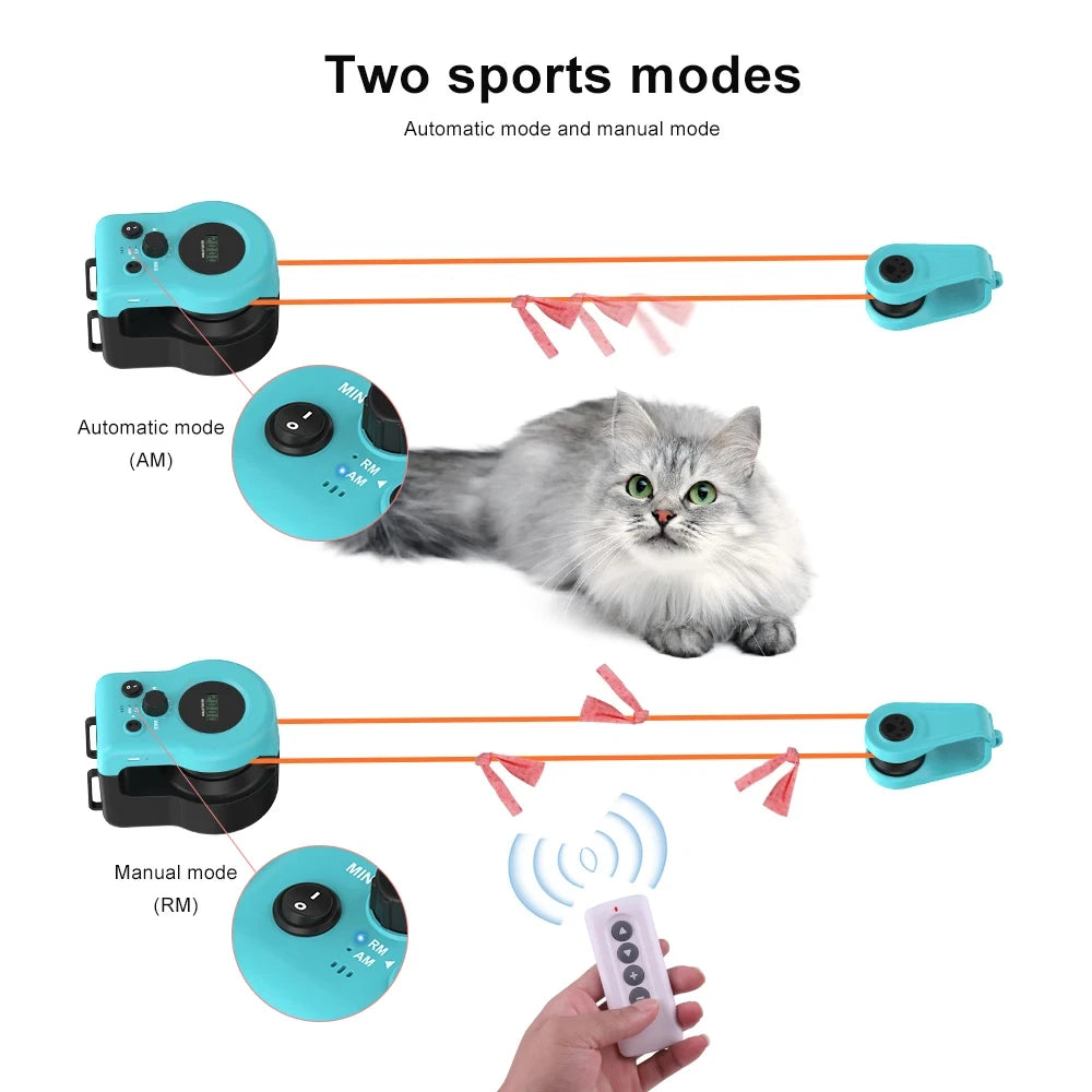 Cat Running Wheel Interactive Toy – Adjustable Speed Treadmill for Indoor Cats