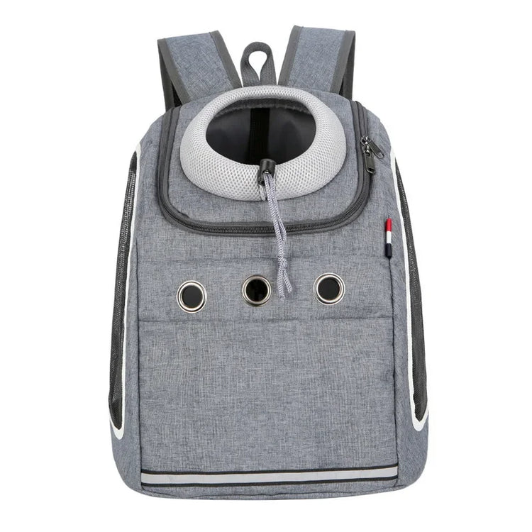 Portable Breathable Dog & Cat Carrier Backpack – Travel Pet Bag with Mesh Window and Adjustable Straps