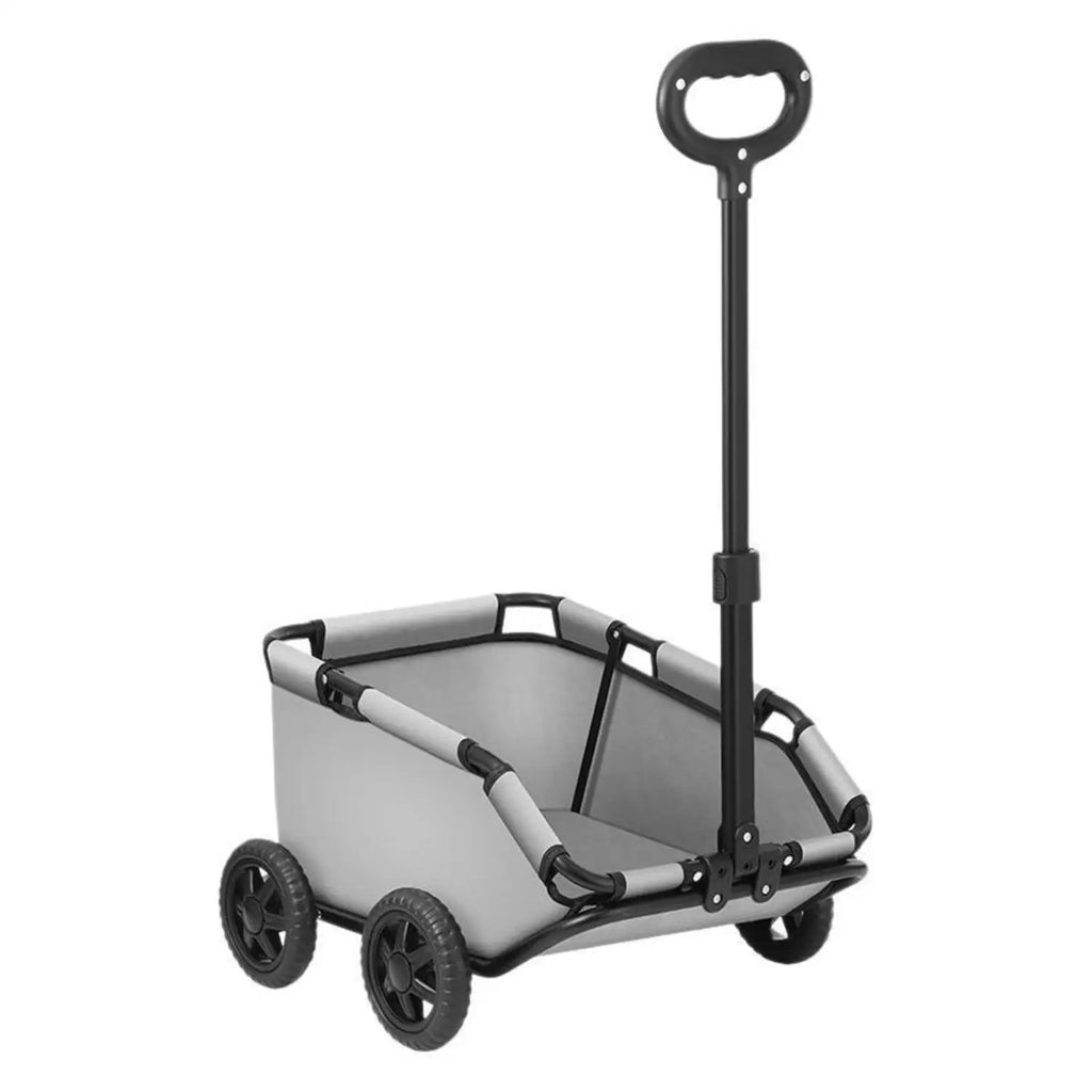 Foldable Small Pet Stroller with 4 Wheels – Breathable Dog and Cat Carrier Cart for Puppies and Kittens