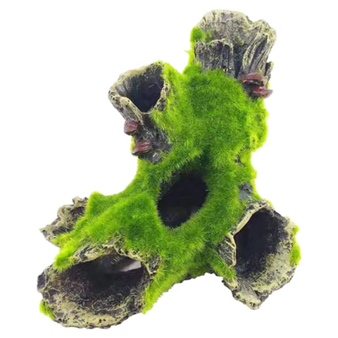 Resin Wood Aquarium Decoration – Natural Tree Trunk Fish Tank Ornament for Hiding and Landscaping