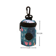 Hangable Dog Poop Bag Dispenser with Zipper – Portable, Lightweight Waste Bag Holder for Dog Walking, Cute & Convenient