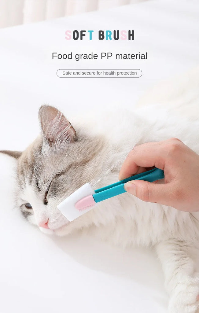 Pet Grooming Tools | Cat Eyes Comb | Tear Stain Remover Brush for Cats/Small Dogs