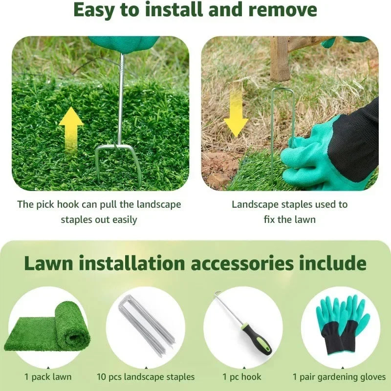 Artificial Grass Dog Pee Pad – Indoor & Outdoor Pet Training Lawn Mat