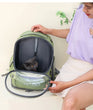 Transparent Pet Carrier Bag | Travel Backpack for Cats/Small Dogs | Breathable Outdoor Tote