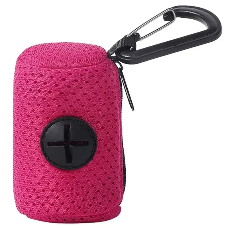 Portable Dog Poop Bag Dispenser – Stylish Pet Waste Bag Holder for Clean Walks