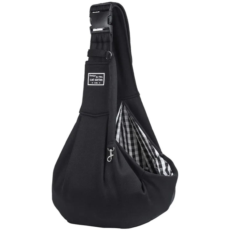 Adjustable Pet Carrier Sling Bag – Soft, Breathable Shoulder Tote for Small Dogs & Cats
