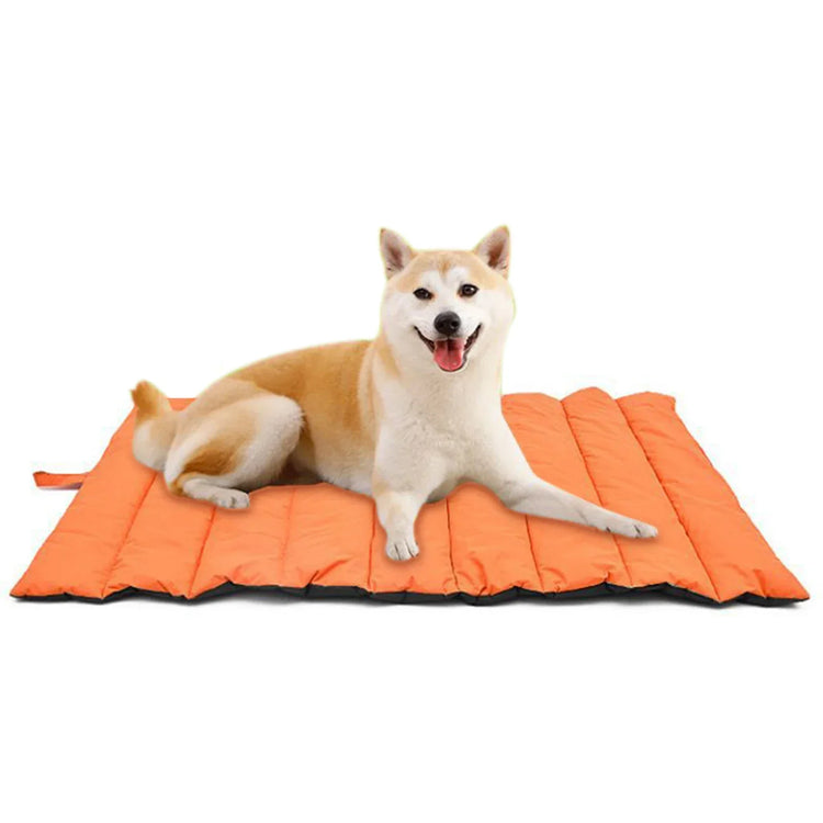 Portable Waterproof Dog Bed – Foldable Outdoor Pet Mat with Carry Bag for Cats & Dogs, Non-Slip Travel Camping Pad