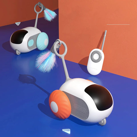 Electric Cat Toys | Remote Control | Sports Car Teaser Stick | Self-Help Boredom Reliever | Indoor Cat Interactive Toy | Smart Cat Toys | Pet Supplies
