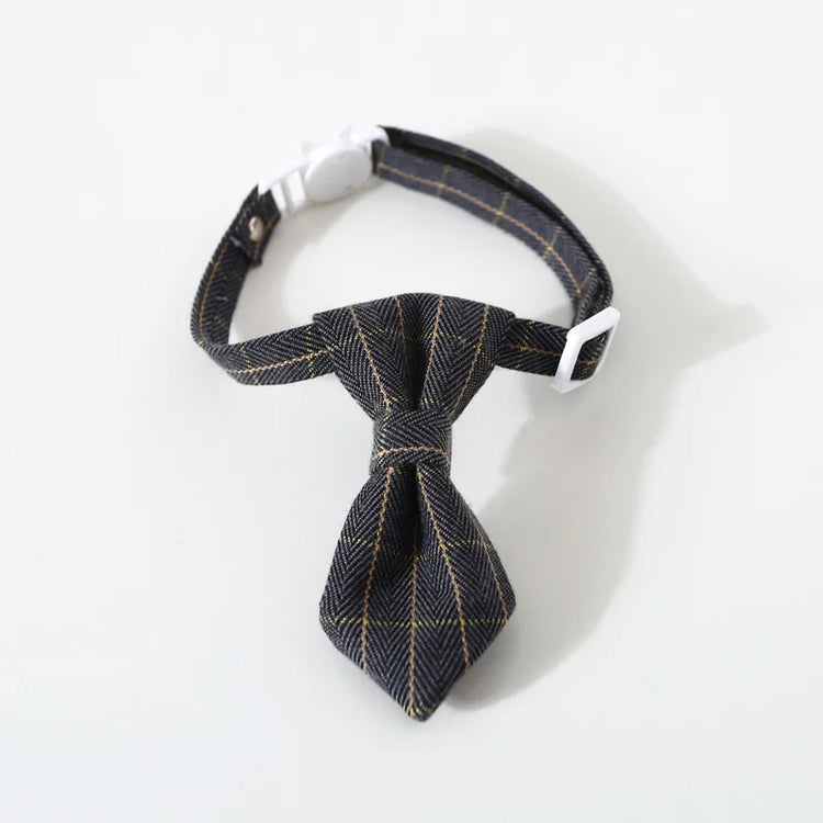 Pet Bow Tie | Adjustable Cat Neck Tie - Puppy Costume | Breakaway Small Dogs Bowtie Collar | Cats Grooming Ties | Party Accessories