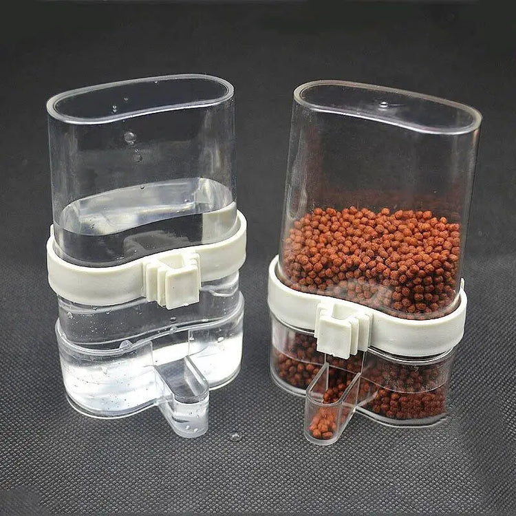 Bird Water Feeder | Automatic Acrylic Dispenser for Parrot, Canary & Parakeet | No-Mess Cage Mount Water Bottle | Drinking Accessory for Birds