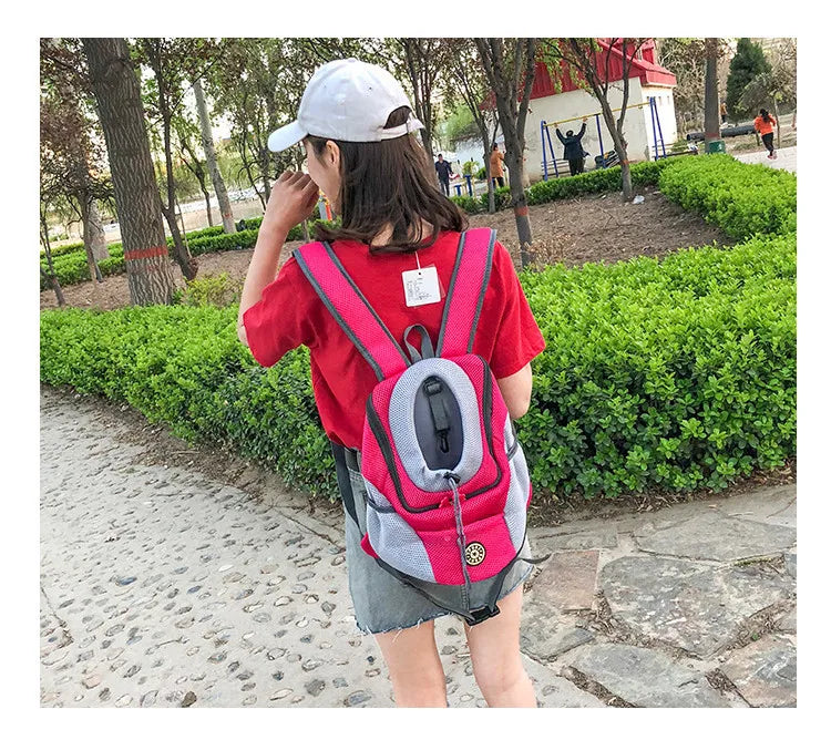 Dog Carrier Backpack – Breathable, Comfortable Pet Travel Bag for Small and Medium Dogs