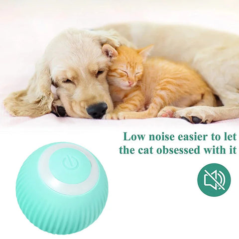 2023 NEW Electric Dog Toys | Smart Puppy Ball Toys For Cat | Small Dogs | Funny Auto Rolling Ball | Self-moving Puppy Games Toys | Pet Supplies