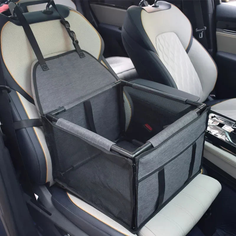 Waterproof Dog Car Seat Carrier – Portable Travel Basket for Small & Medium Pets, Hammock-Style Safety Seat
