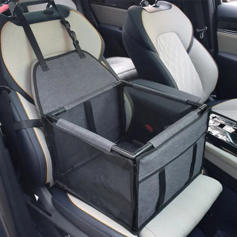 Waterproof Dog Car Seat Carrier – Portable Travel Basket for Small & Medium Pets, Hammock-Style Safety Seat