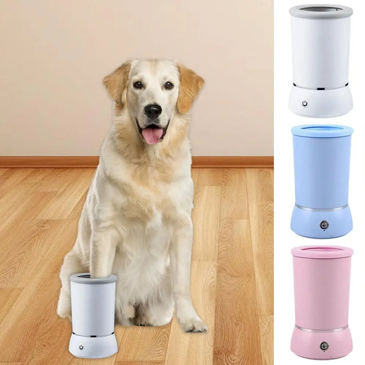 Dog Paw Cleaner Automatic Pet Foot Paw Washer Electric Paw Massager USB Cable Operated for Small Medium Dogs Cats