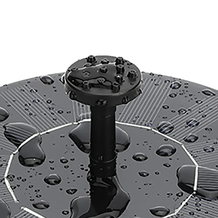 2.2W Solar Bird Bath Fountain | Floating Water Pump with LED Light & 6 Spray Nozzles for Birdbaths, Ponds, and Outdoor Water Features