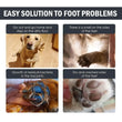 Pet Foot Cleaner Foam with Silicone Brush – Gentle, No-Rinse Paw Cleaner for Dogs & Cats